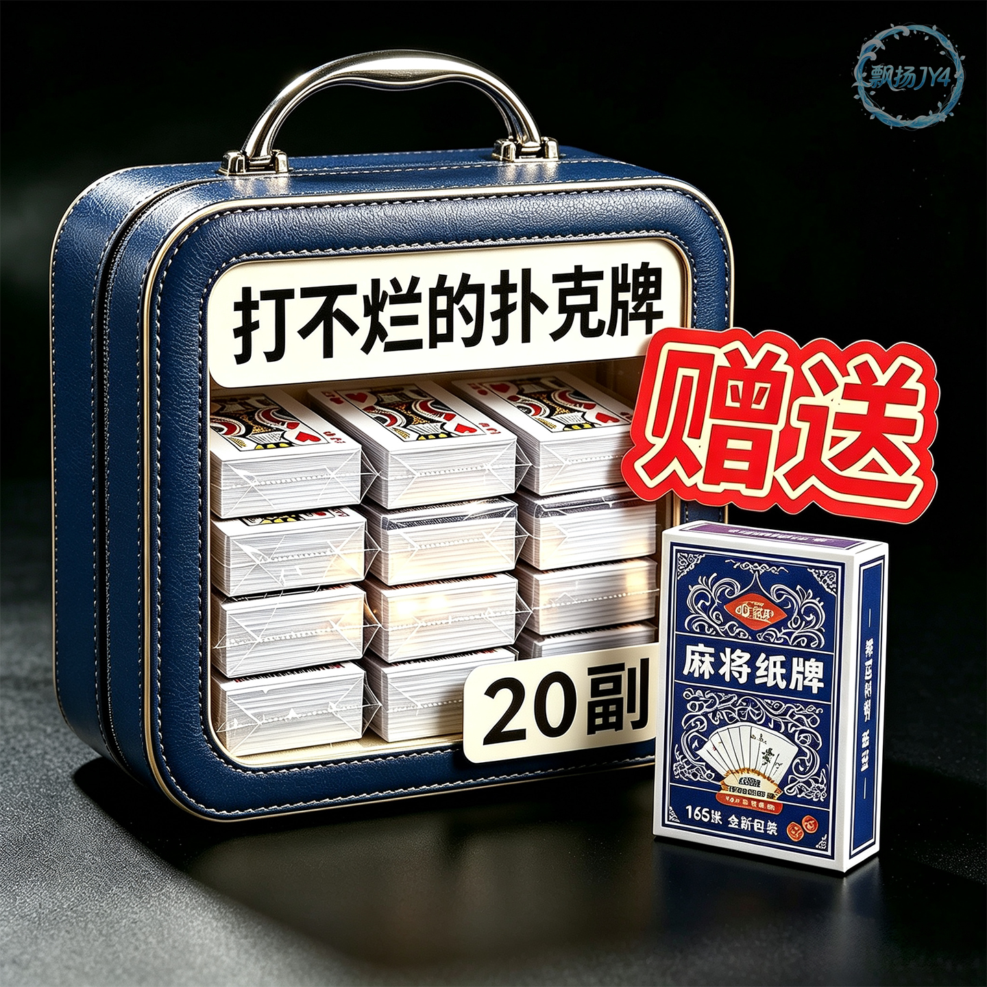 20副超装扑克牌加厚纸牌清仓便宜正克老年人扑克宾王大字扑克牌