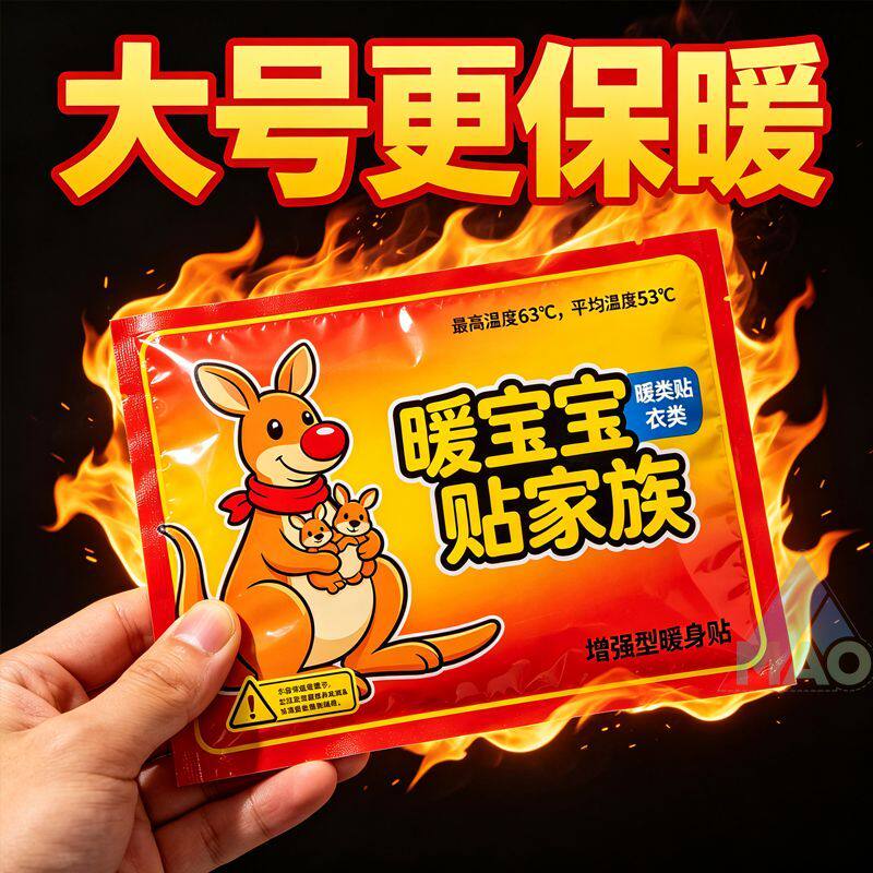 艾草自发热暖身贴80片暖腹暖腰