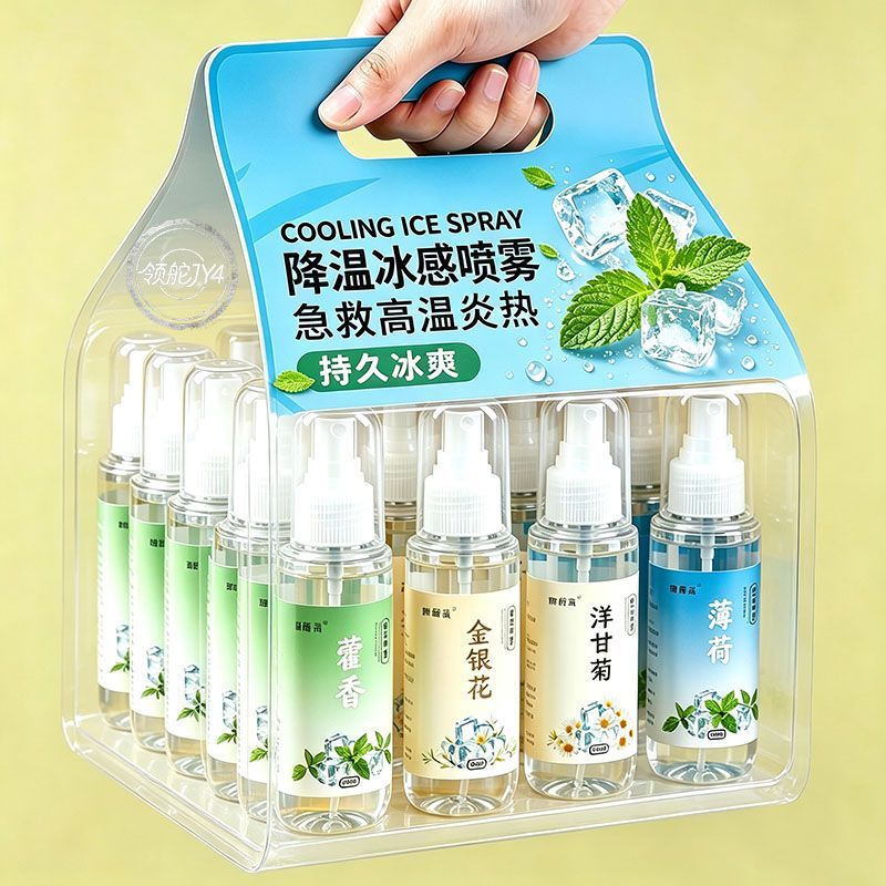 夏日解暑薄荷降温喷雾