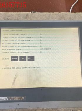 意萨ESA控制器触摸屏VT580WAPT00 实图所拍拆机件(议价)