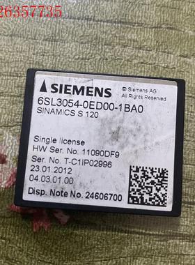 西门子S120 CF卡无性能扩展许可证V4.3 6SL305(议价)