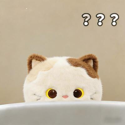 可爱猫咪胖胖墩猫公仔三