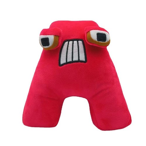 卡通英文字母毛绒公仔玩偶抱枕