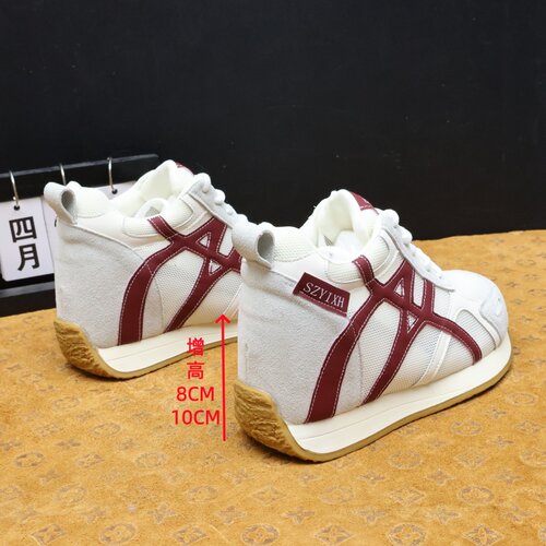 夏新款女德训鞋透气内增高8cm