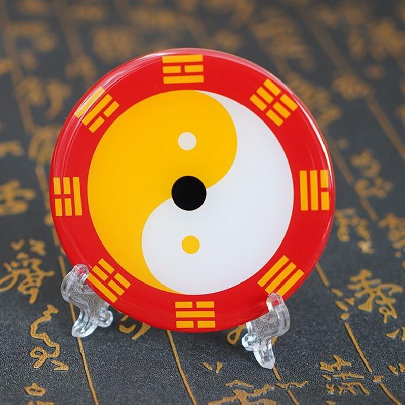 黄铜太极八卦房屋补角送胶贴