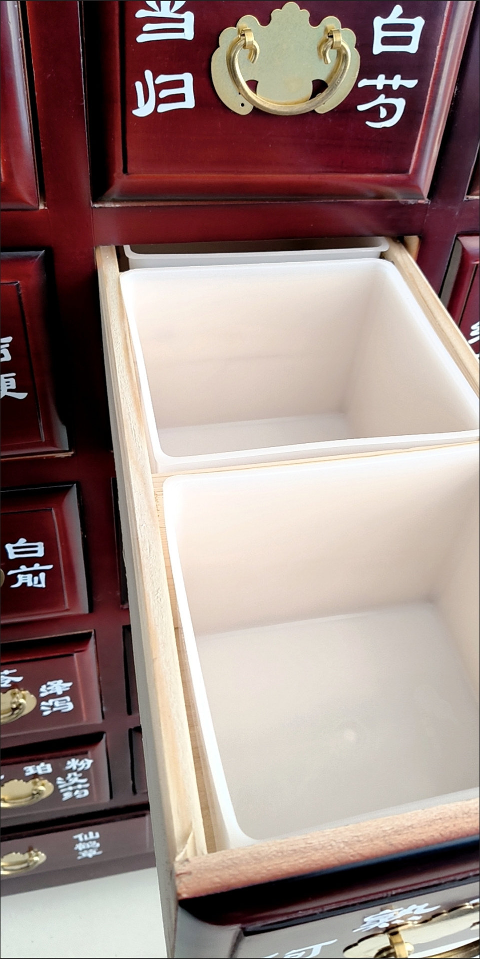 中药柜内胆医院配套内胆草药盒药斗内置收纳盒防串味防潮塑料盒