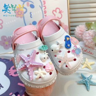 女童洞洞鞋2026新款 女孩夏天海边户外游泳沙滩鞋儿童拖鞋eva材质