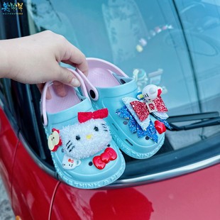 小童大童洞洞鞋2026新款女孩高颜值外穿超好看儿童可爱凉拖鞋防滑