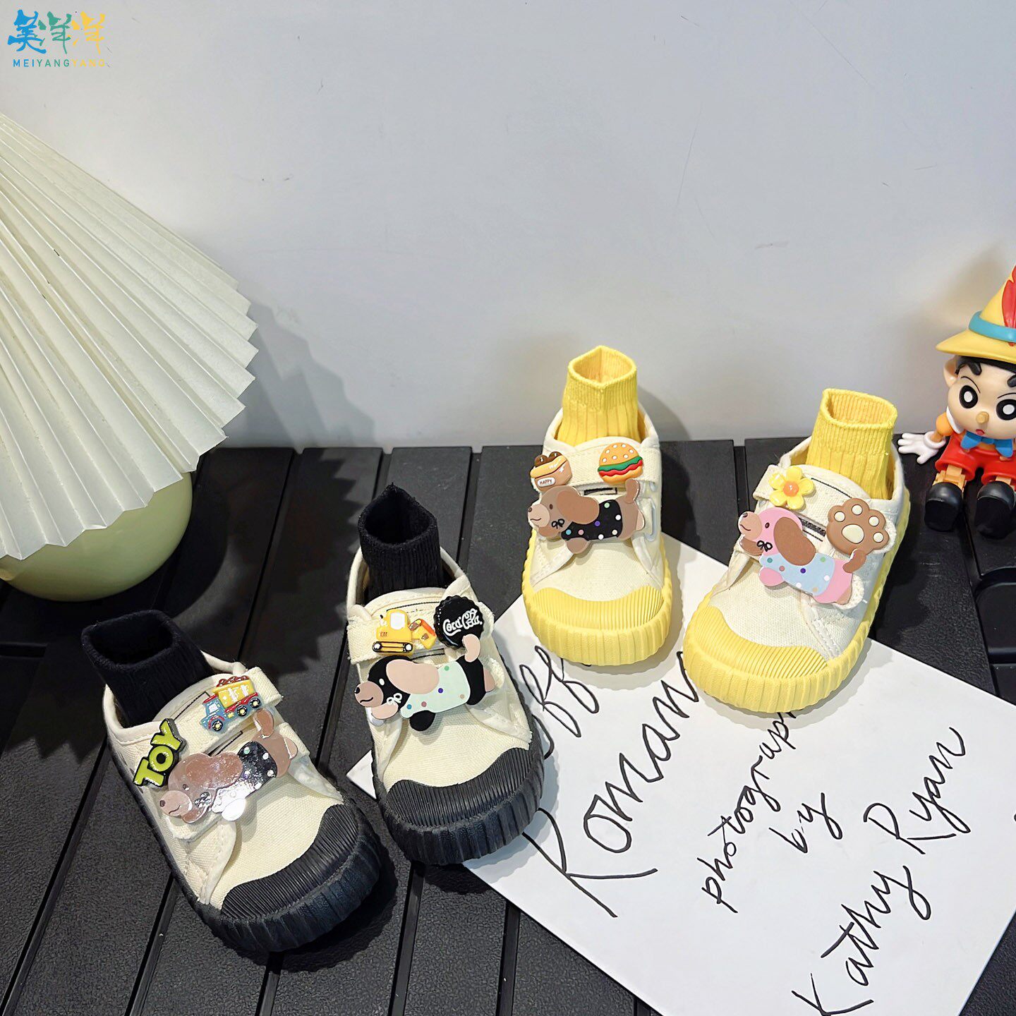 春秋季儿童入园室内鞋幼儿园女孩宝宝布鞋女童软底帆布鞋防滑轻便