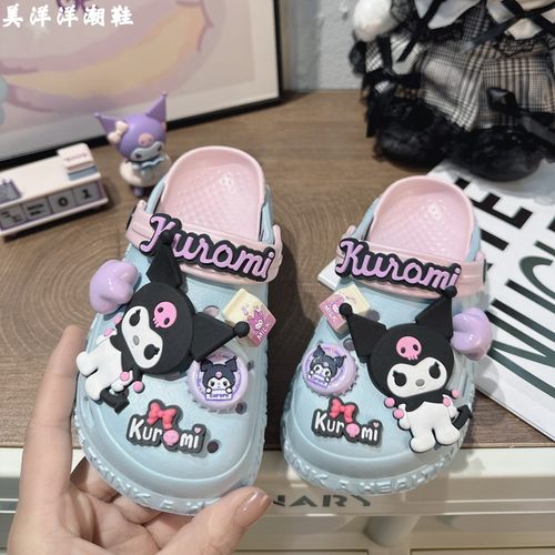 女孩夏款洞洞鞋eva材质防滑防臭