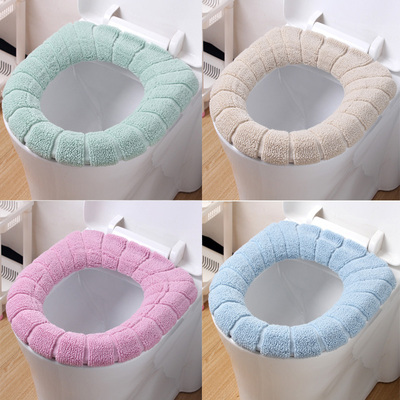 柔软舒适冬季纯色马桶垫