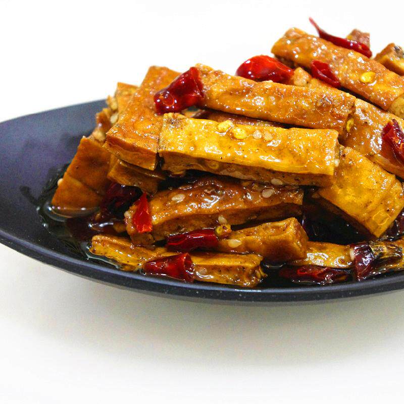 正宗厨娘美食四川麻辣冷吃豆腐干200g零食小吃香辣豆干包邮