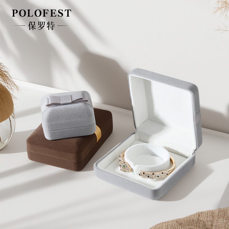 2025新款蝴蝶结珠宝收纳盒手镯盒挂饰礼物包装精美礼盒装饰首饰盒