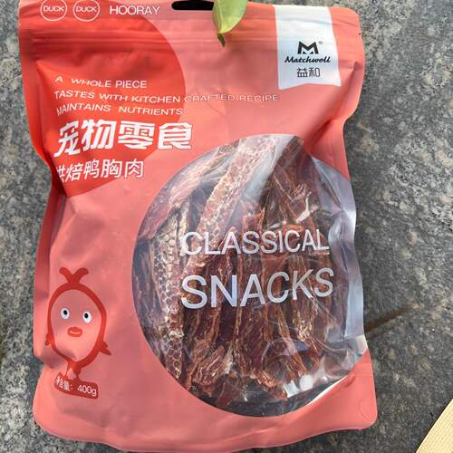 益和鸡鸭胸肉干磨牙狗零食400g