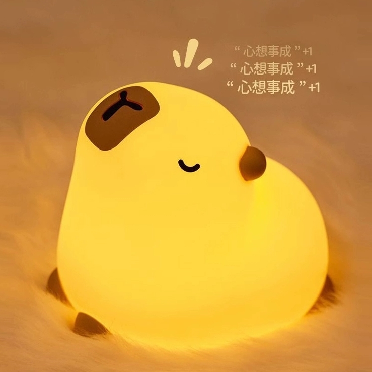 夜灯感应捏发泄拍拍灯充电玩具睡眠解压情人节送女生礼物情侣2025