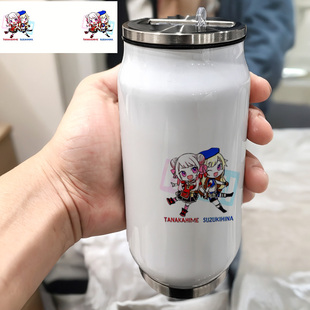 虚拟主播萌妹hime田中姬 hina铃木雏女款露营旅游304不锈钢保温杯