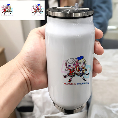 虚拟主播萌妹hime田中姬 hina铃木雏女款露营旅游304不锈钢保温杯