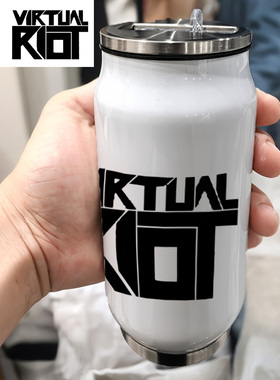 Virtual Riot 电音DJ隔热篮球健身欧式情侣家用304不锈钢保温杯子