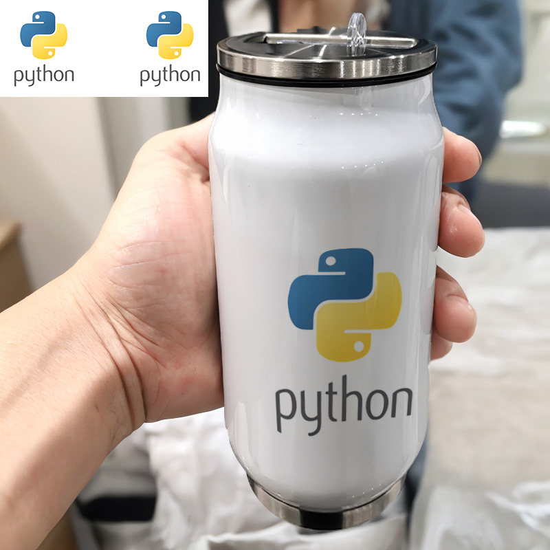 人生苦短我用python程序猿员IT编程码农喝水真空304不锈钢保温杯