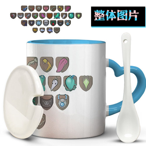 STEAM游戏泰拉瑞亚Terraria小众时尚微波炉大容量马克杯陶瓷水杯