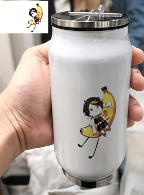 Luxiem彩虹社虚拟偶像vox akuma男团学生上学专用304不锈钢保温杯