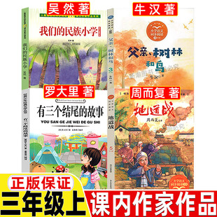 三年级地道战的故事周而复著非注音版课内作家红色经典类书籍插画版语文人教版教材推荐阅读课外书小学生正版长江文艺出版社非绘本