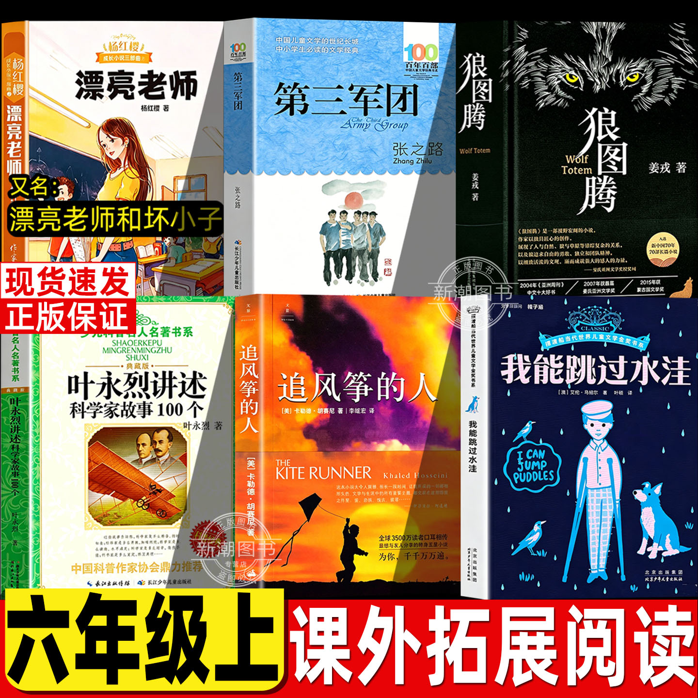 第三军团张之路长江少年儿童出版社六年级必读课外书漂亮老师和坏小子杨红樱狼图腾青少年儿童版追风筝的人中文我能跳过水洼