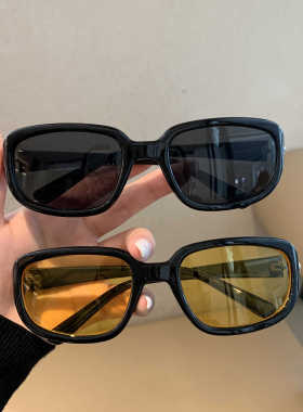 欧美户外运动骑行眼镜登山夏季太阳镜连体黑色护目防风镜墨镜男女