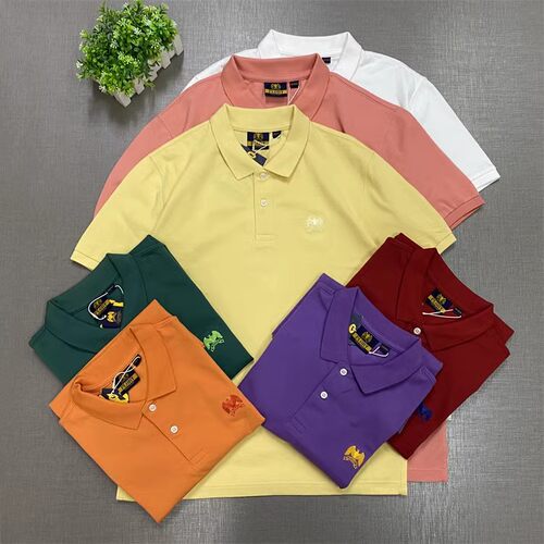 大牌旗下PL系列正品POHAC6301M夏季商务休闲简约刺绣款POLO衫短袖