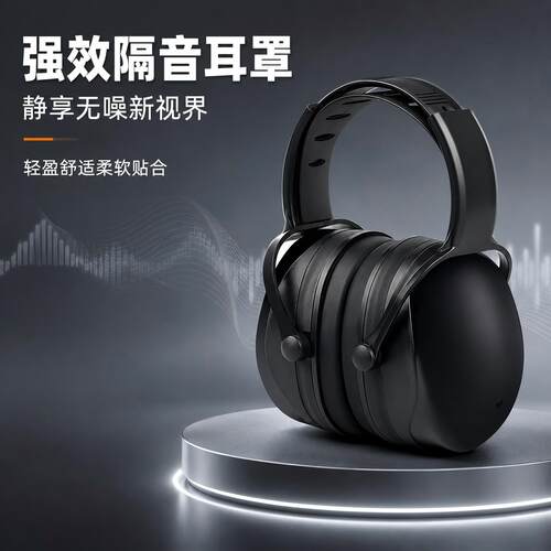 隔音降噪学习睡觉专用头戴式