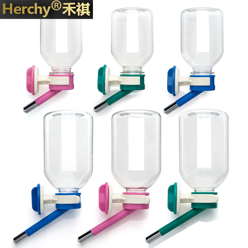 台湾Herchy禾祺水壶龙猫兔子饮水器仓鼠水瓶水壶滚珠不漏水豚鼠