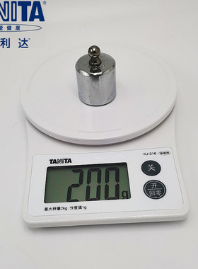 日本TANITA百利达厨房秤家用高精度烘焙秤电子称小型食物秤KJ-216