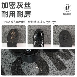 入户门地垫门口进门脚垫s可裁剪丝圈进户门垫轻奢高级玄关防滑地