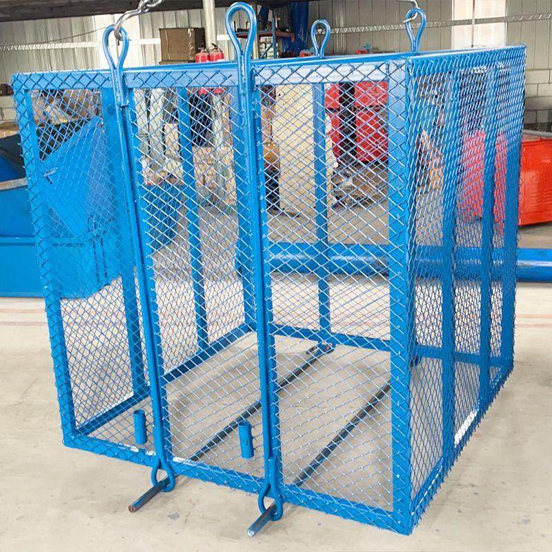 新品直供b建筑工程起砖工笼 吊地高空作业加气升吊笼上料砖降笼.