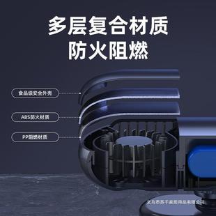 小电风扇办公桌电无叶风扇大面充静音迷你 双涡轮通用风力车载新款