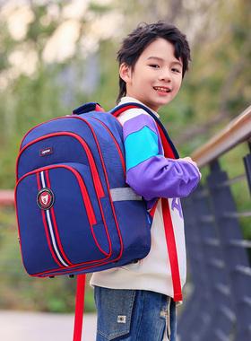 Spme男童儿童书包男生小学生一二三到六年级女护脊减负双肩背包