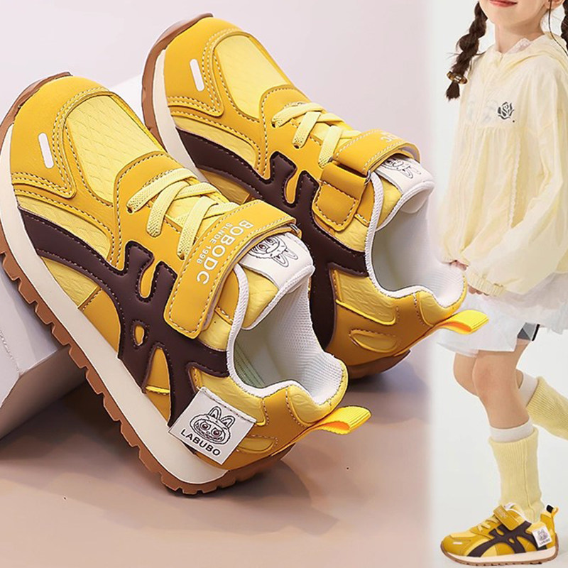 女童运动鞋春秋新款儿童休闲单鞋子透气网面阿甘鞋大童童鞋学生鞋