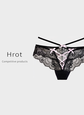 蕾丝绑带纯欲少女内裤低腰性感舒适短三角裤女新款2025新款夏薄款