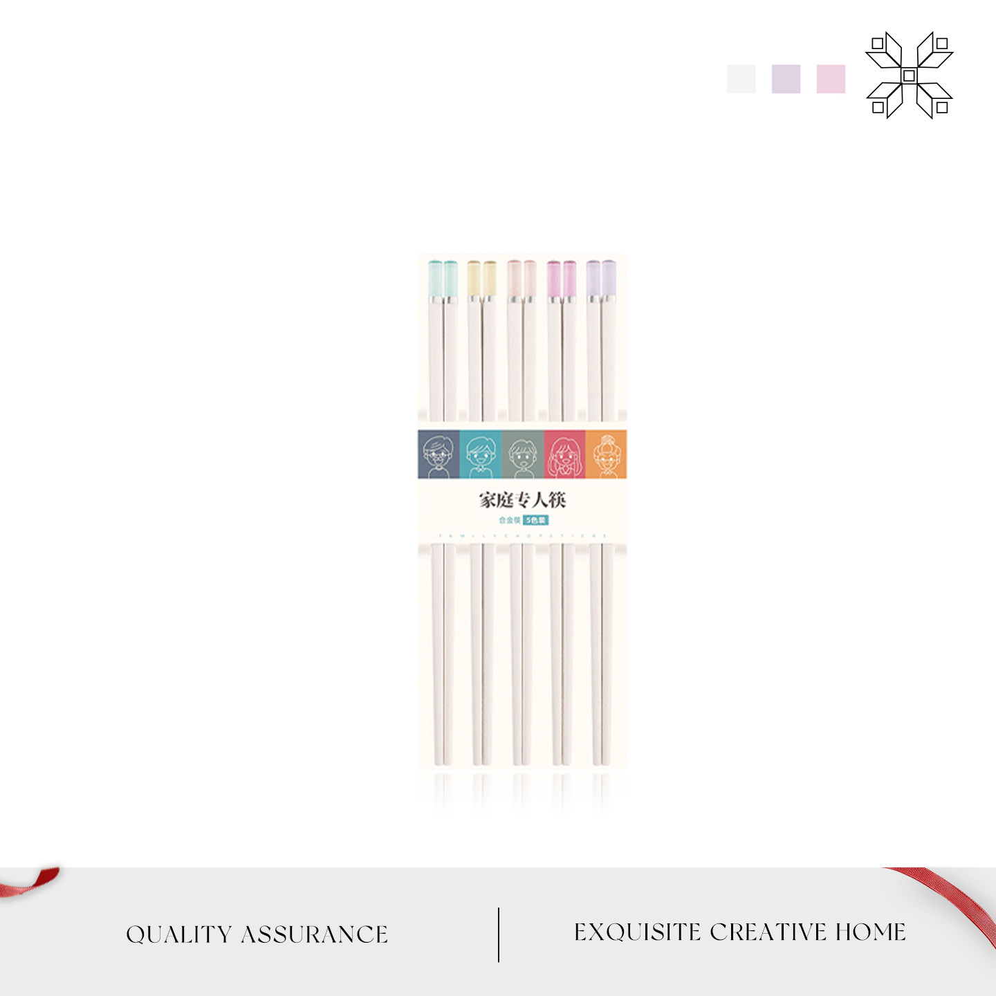 Auramoon.Return.筷子琥珀五色家庭筷日式创意合金筷 | 于归,餐饮具,筷子,淘宝优惠券,粉丝福利购,淘宝优惠卷