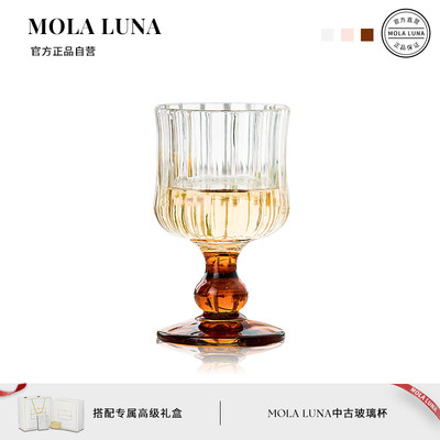 MOLALUNA.Bead.酒具ins风玻璃杯家用高脚红酒杯果汁香槟杯 | 黛珠