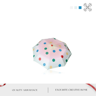 MOLA.Field.雨伞渐变全自动防晒太阳伞折叠便携ins遮阳伞 田琛