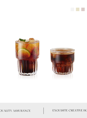 MOLA.Upward.玻璃杯喜宴礼物婚庆纪念杯水晶玻璃拿铁咖啡杯|仰悟