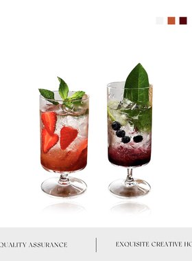 MOLA.Amount.杯具冷饮杯鸡尾酒饮品杯ins高脚果汁杯玻璃杯 | 奖额