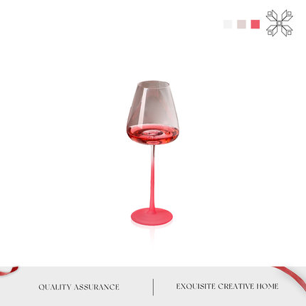 MOLA.Seek.酒具红酒杯渐变粉法式高脚杯葡萄酒杯高级感 | 汀觅