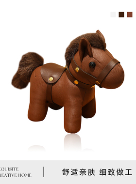 Auramoon·release·皮革小马书包挂件毛绒玩具皮革吉祥物 | 释枯
