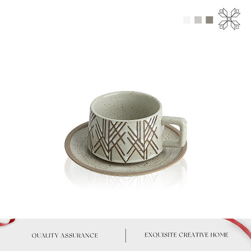 MOLA家用日式陶瓷咖啡杯碟套装