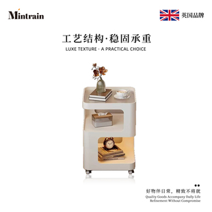 Mintrain床头置物架铁艺床头柜可移动创意简约风稳固承重 | AM44