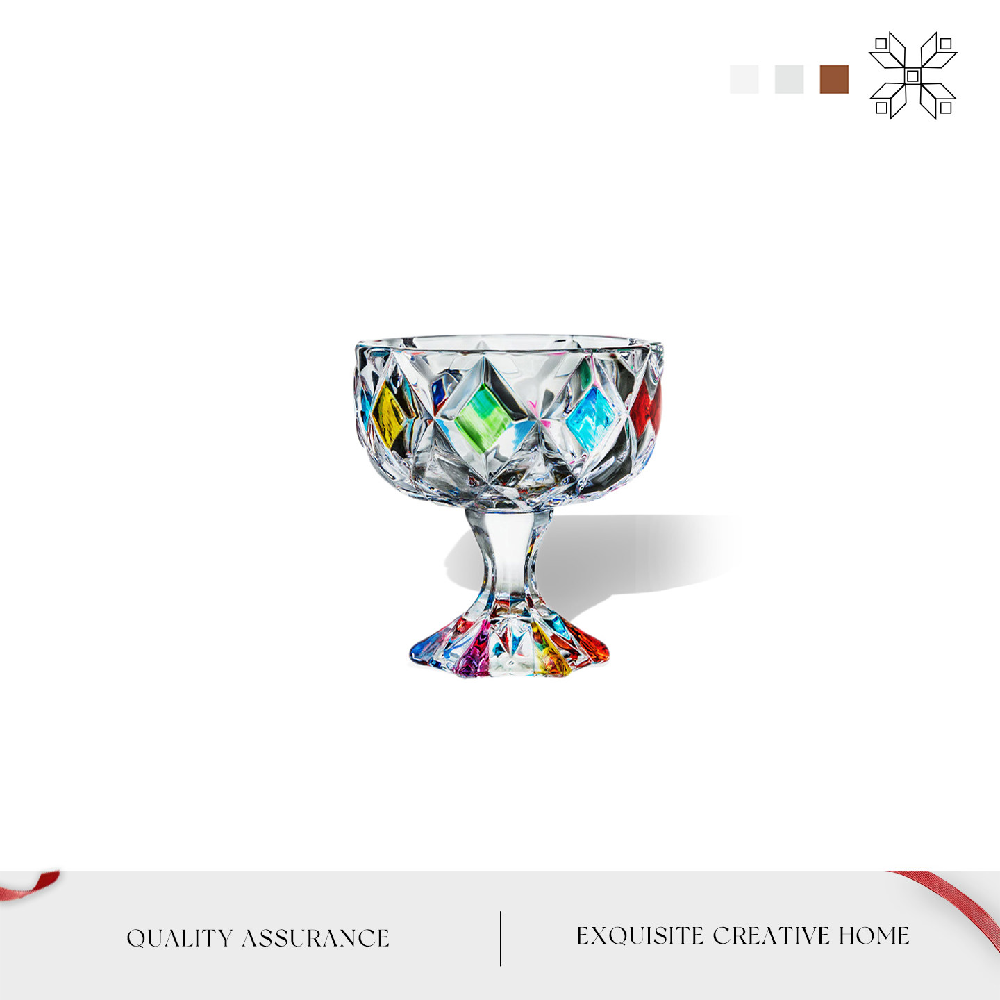 Auramoon.冰激凌杯高脚复古玻璃杯雪糕碗甜品奶昔创意|棱彩,餐饮具,鸡尾酒杯,淘宝优惠券,粉丝福利购,淘宝优惠卷