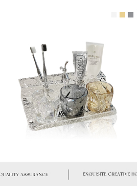 MOLALUNA·Cold·收纳架轻奢置物架洗漱台刷牙刷架洗漱杯丨冷伊