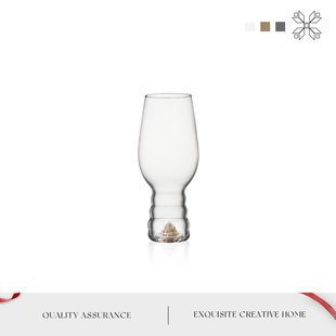 MOLA.Lie.精酿啤酒杯轻奢高档家用大容量玻璃扎啤高脚杯 谎被